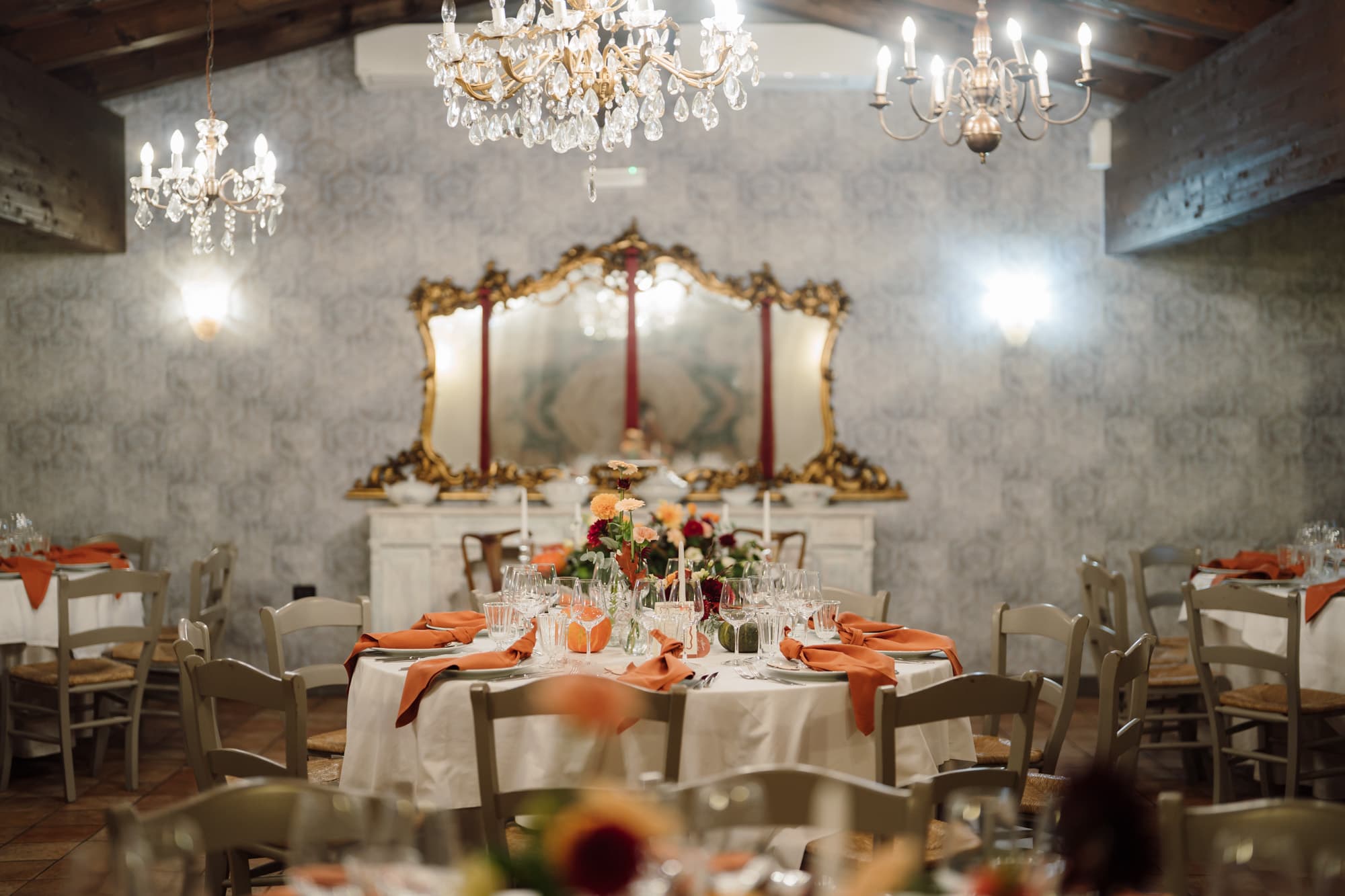 Allestimento raffinato per evento privato